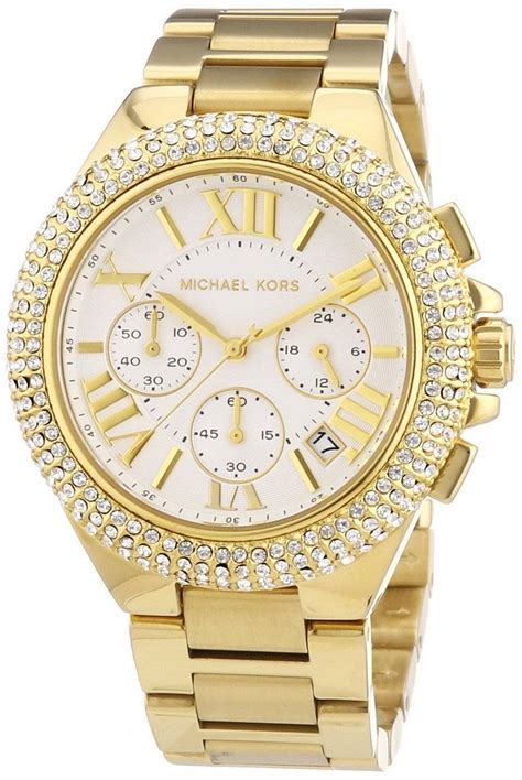 michael kors chronograph gold.